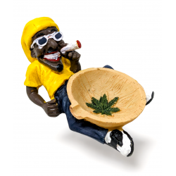 Rasta Resin Small Ashtray - [ASH17-17]